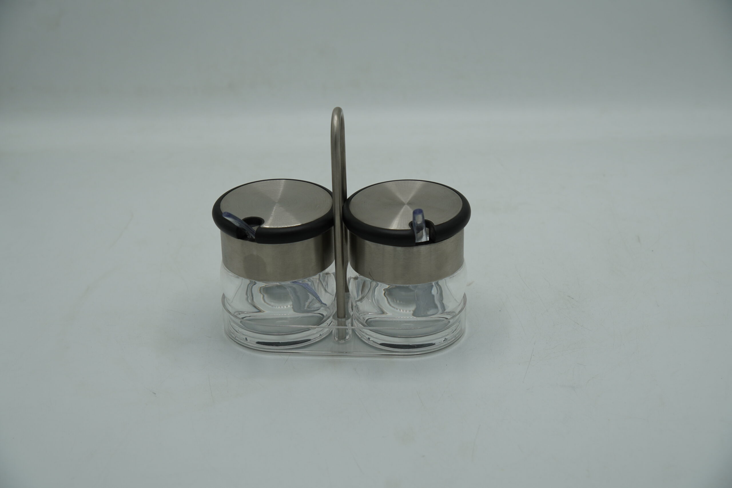 ACRYLIC STEEL 2PCS JAM JAR 002